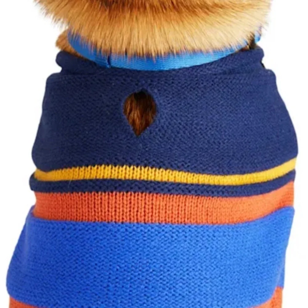 NWT Youly Striped Dog Sweater M